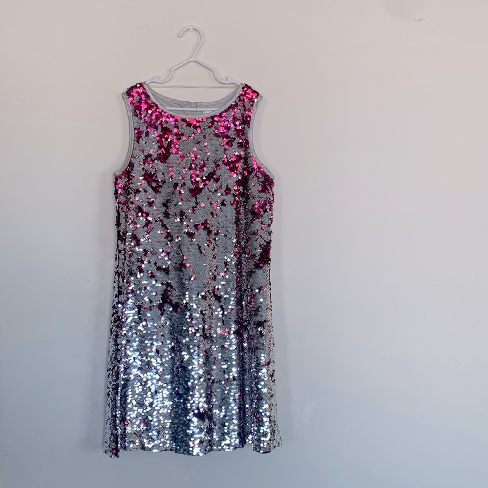 Formal wear dress for a young girl.